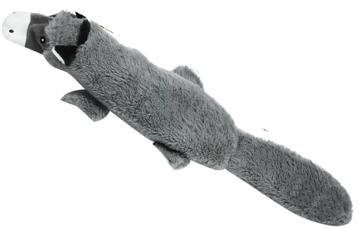 Brinquedos de pelúcia para cães com som de amassado, nos formatos raposa, girafa, esquilo, vaca e burro. Sem enchimento, ideais para cães de pequeno, médio e grande porte.