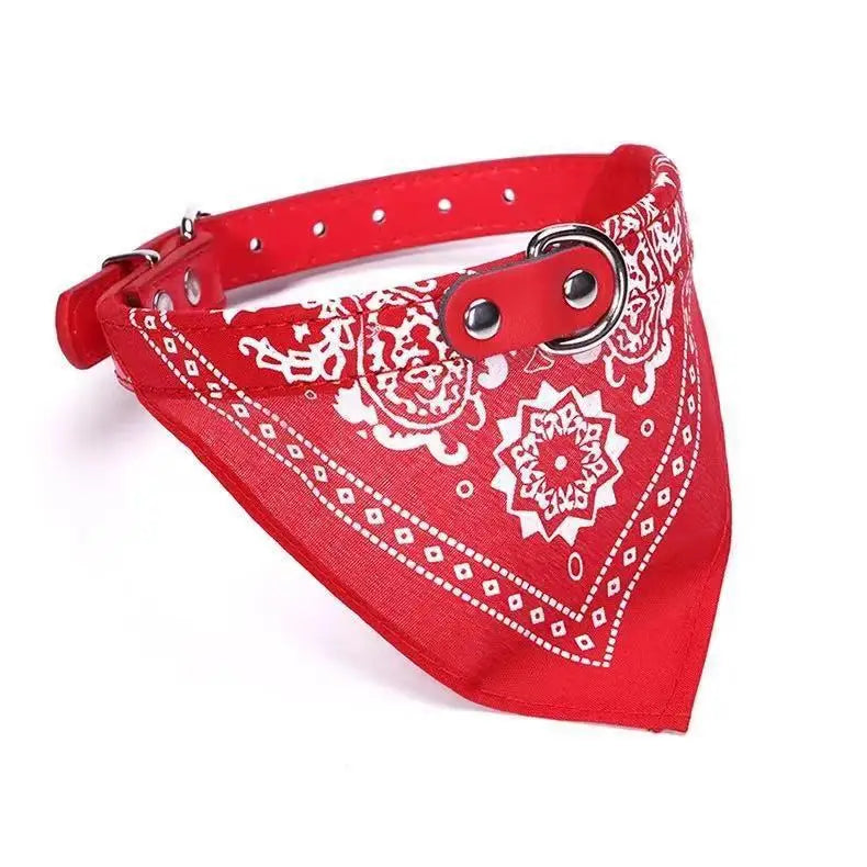 Bandana ajustável para animais de estimação, em tecido de malha de poliéster, lenço triangular para pescoço, ideal para cães e gatos de pequeno, médio e grande porte.