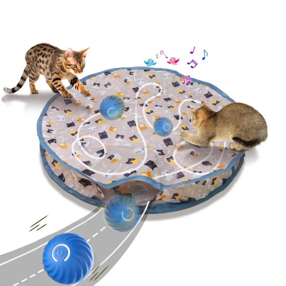 Bola interativa inteligente para gatos .