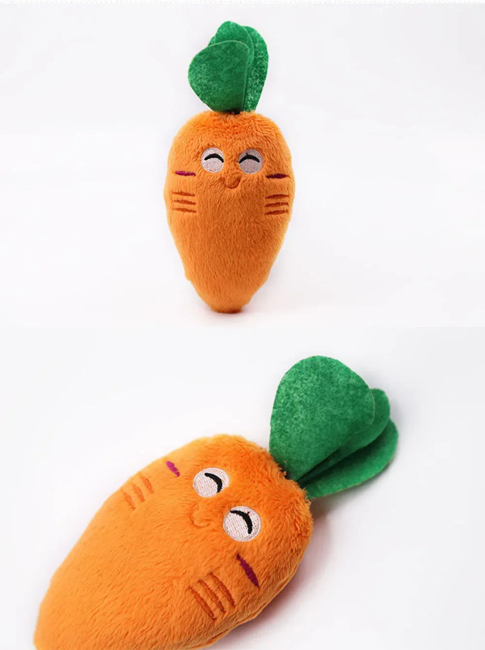 Brinquedo de pelúcia para cachorro com apito, brinquedo para mastigar para cães, brinquedo fofo e engraçado em formato de osso e cenoura, brinquedos para animais de estimação, produtos para gatos e acessórios para filho