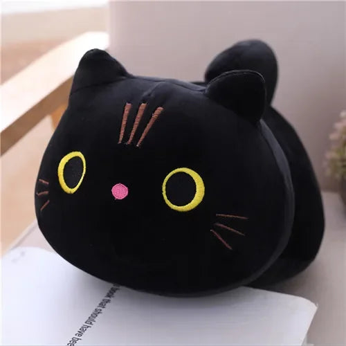 Almofada de pelúcia fofa de gato com 20 cm para sofá, brinquedo de pelúcia .