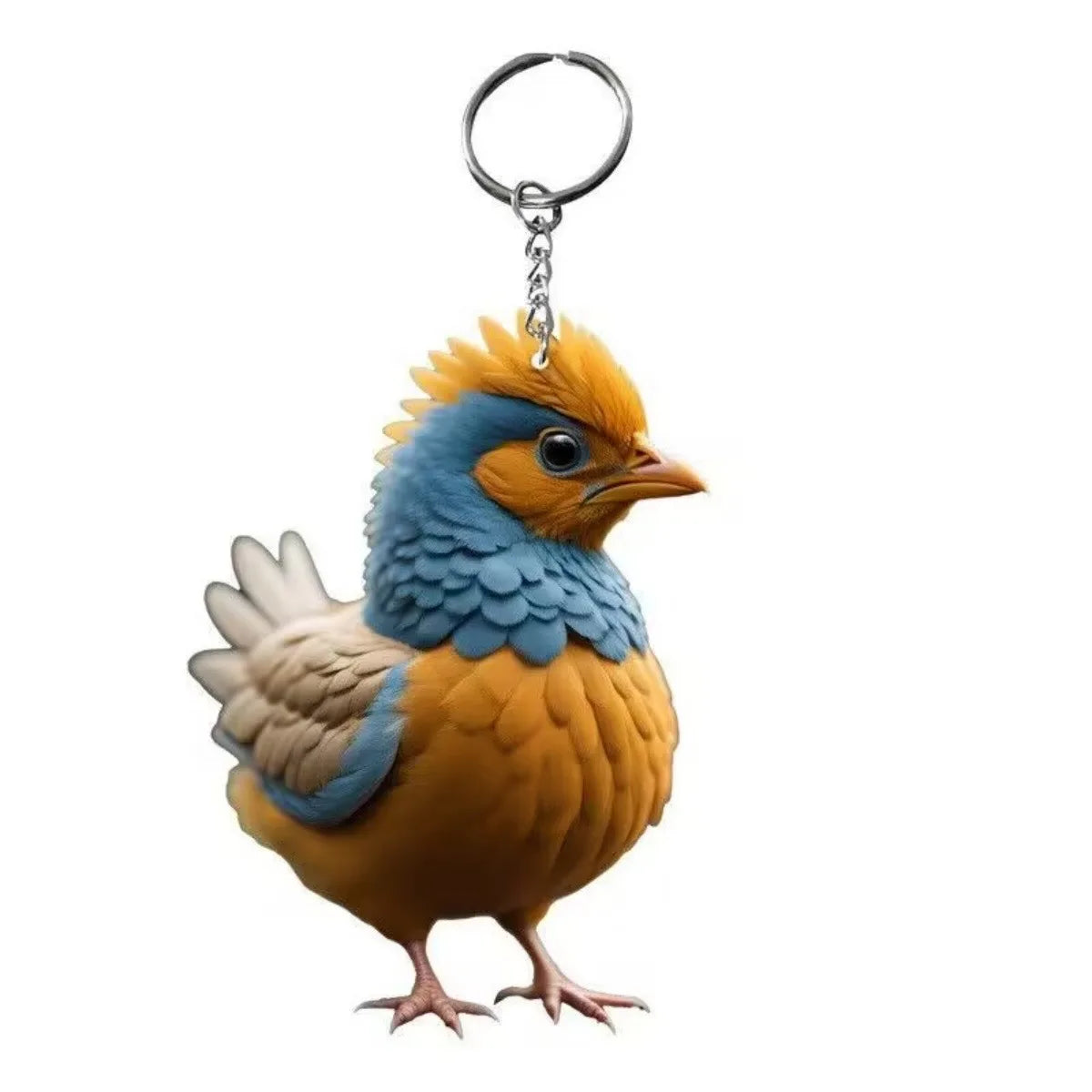 Chaveiro de gato preto e branco (1 unidade), pingente em acrílico 2D, design dupla face, chaveiro de animal para mochilas e presentes.