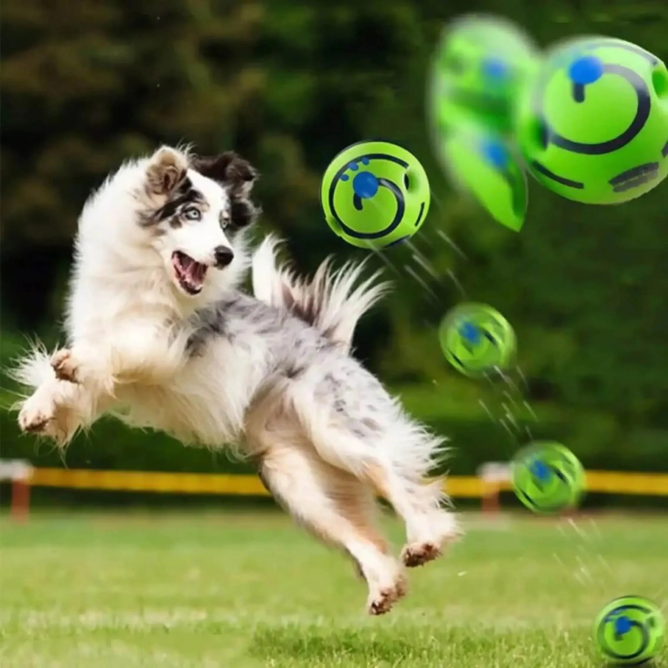 Bola de vinil com som para treinamento de QI canino, brinquedo interativo para animais de estimação, brincadeira estimulante, estimulação mental e exercício.