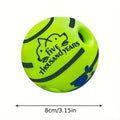 Bola de vinil com som para treinamento de QI canino, brinquedo interativo para animais de estimação, brincadeira estimulante, estimulação mental e exercício.