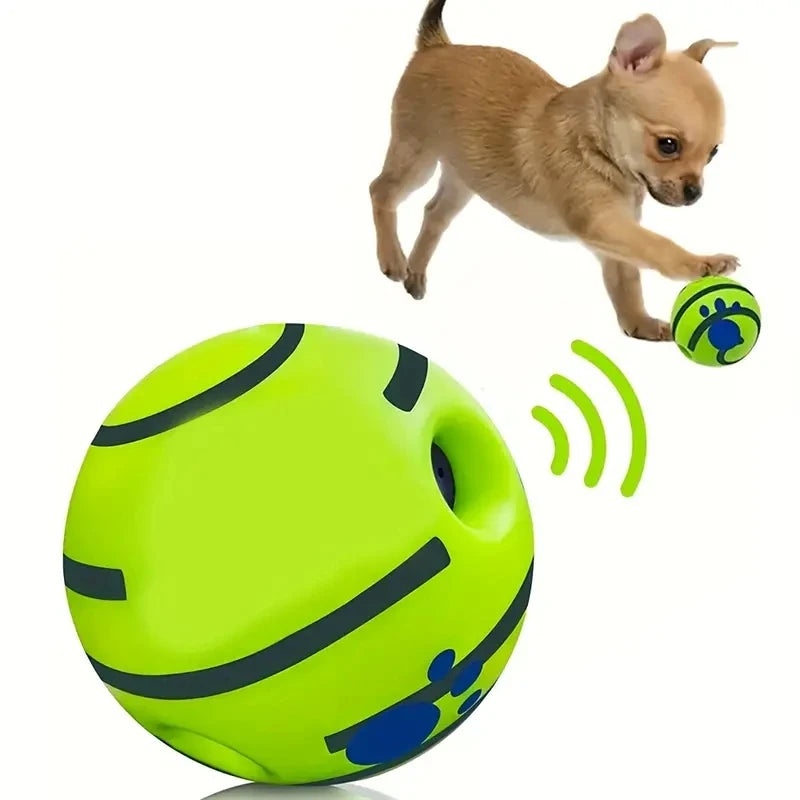 Bola de vinil com som para treinamento de QI canino, brinquedo interativo para animais de estimação, brincadeira estimulante, estimulação mental e exercício.