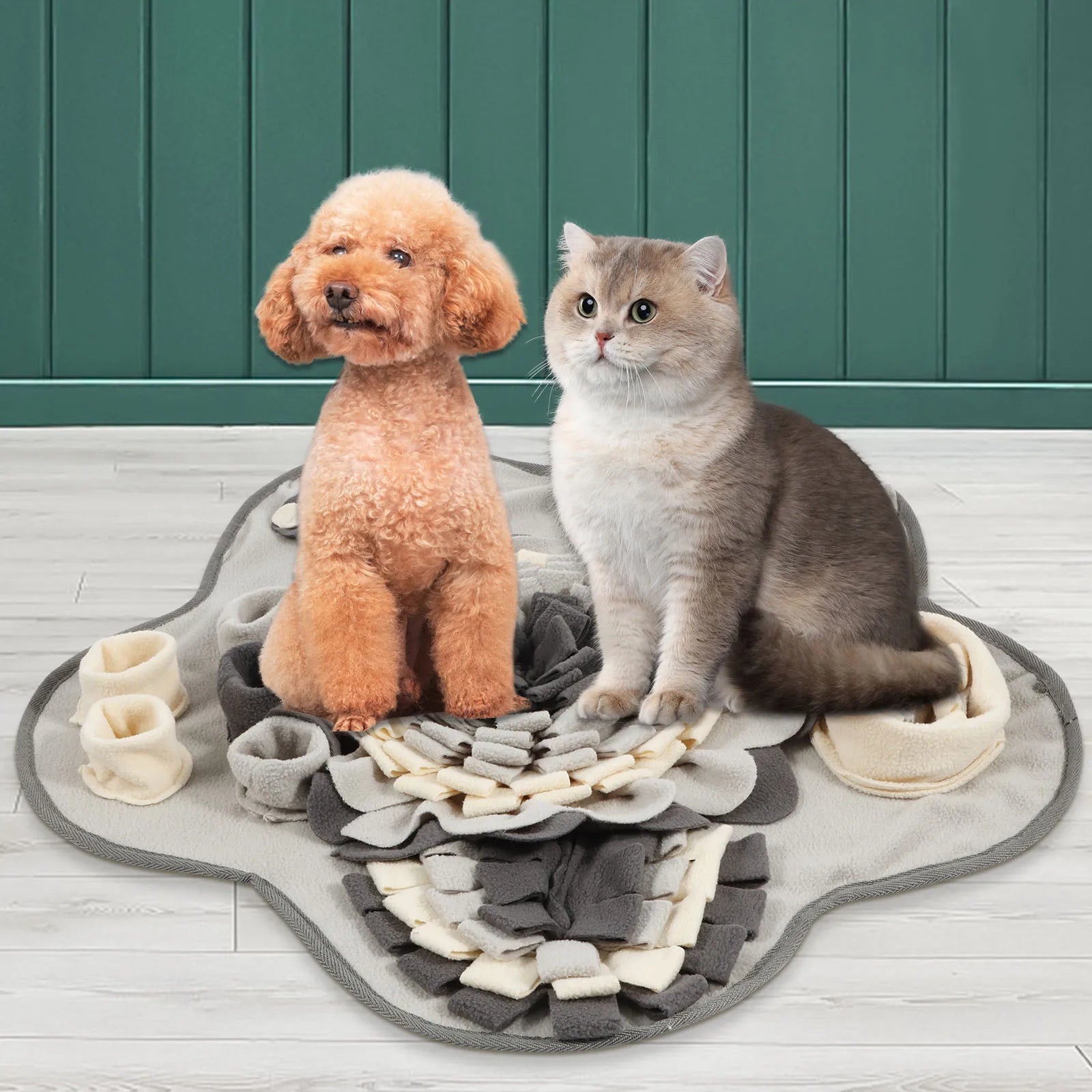 Tapete Olfativo para Cães, Brinquedo Interativo para Treinamento, Alimentação Natural, com Apito, para Aliviar o Estresse e a Pressão dos Cães.