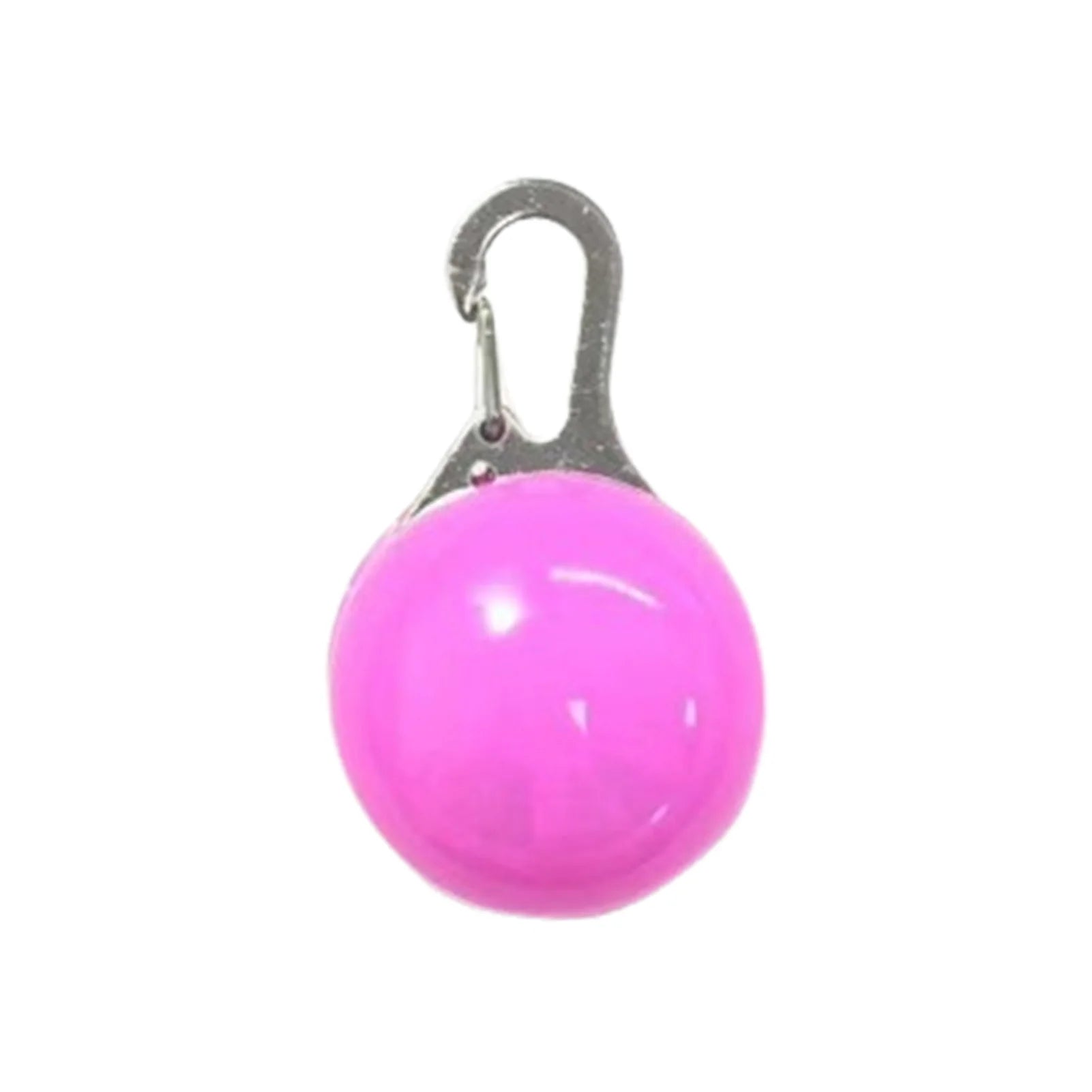 Coleira LED com pingente luminoso para cães, acessório de segurança para passeios noturnos, ideal para cães de pequeno, médio e grande porte.