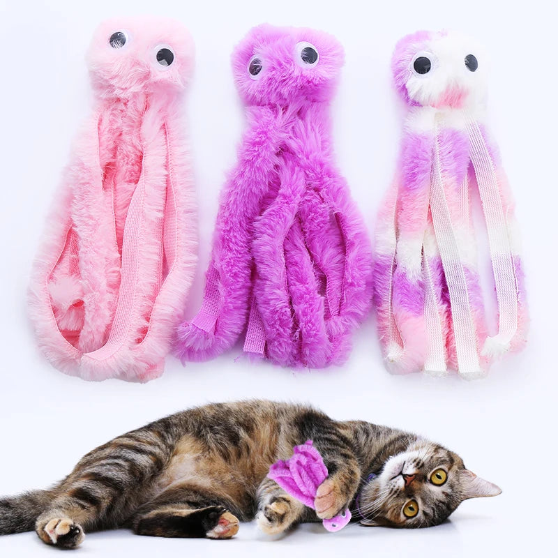 Brinquedo para gato, polvo de pelúcia fofo .
