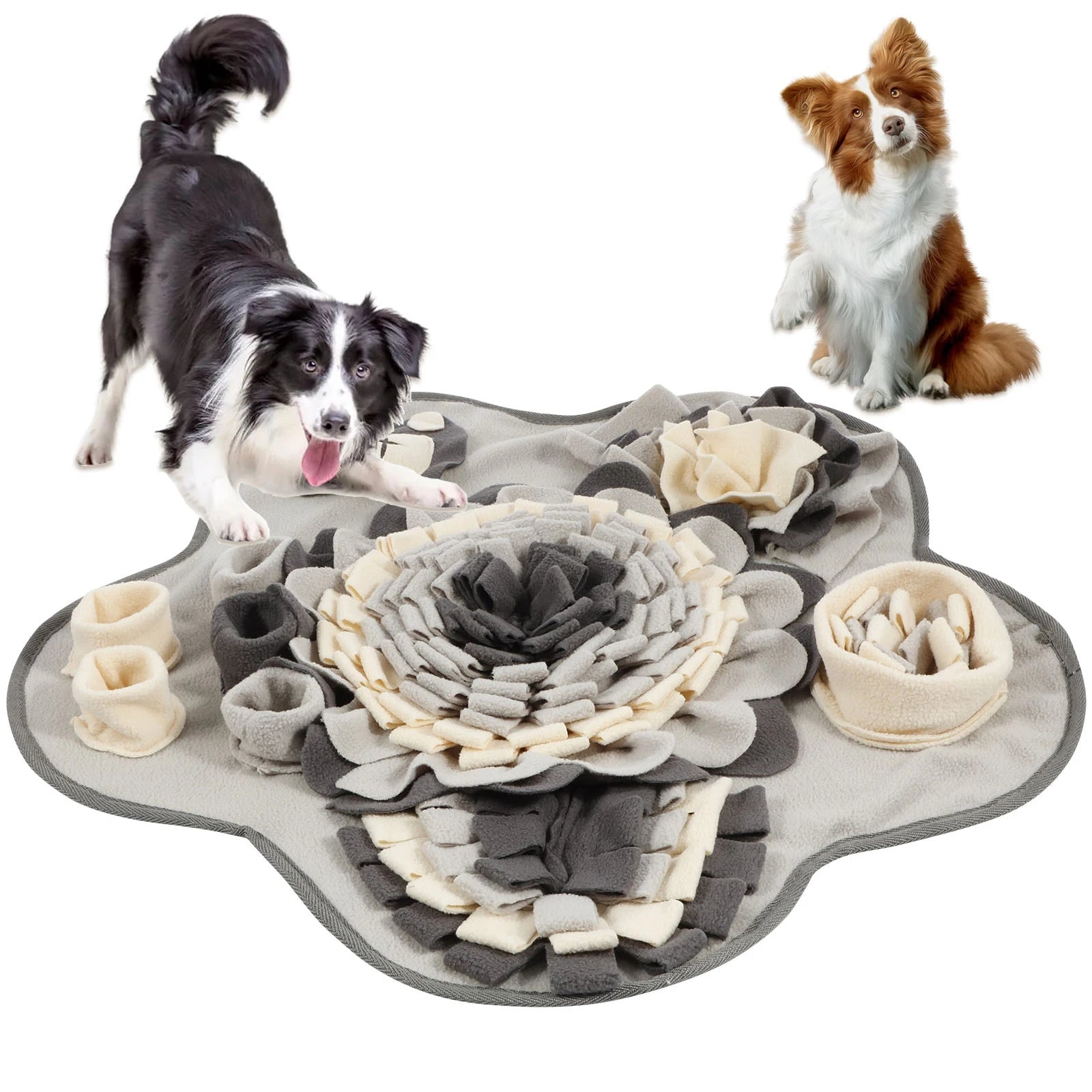 Tapete Olfativo para Cães, Brinquedo Interativo para Treinamento, Alimentação Natural, com Apito, para Aliviar o Estresse e a Pressão dos Cães.