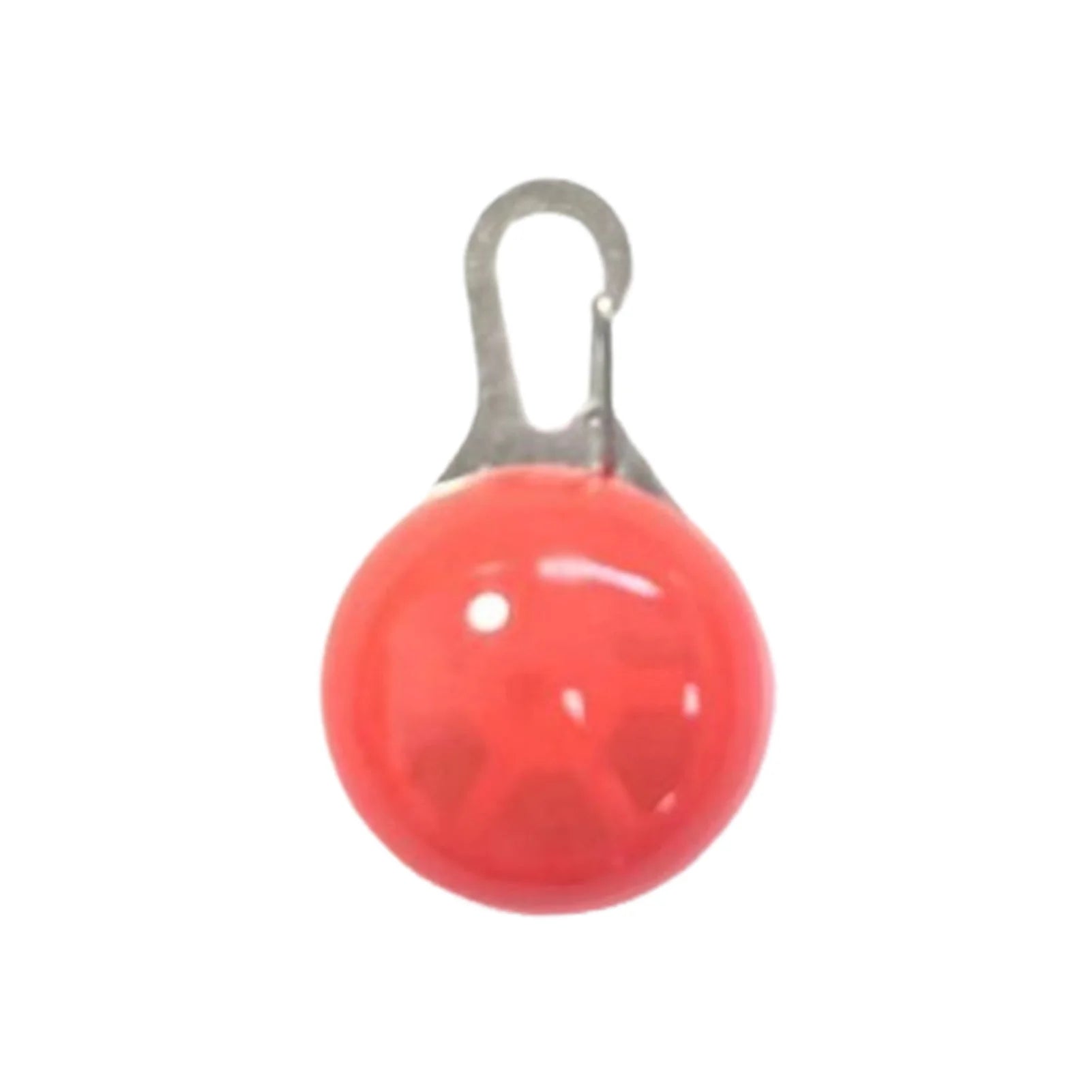 Coleira LED com pingente luminoso para cães, acessório de segurança para passeios noturnos, ideal para cães de pequeno, médio e grande porte.