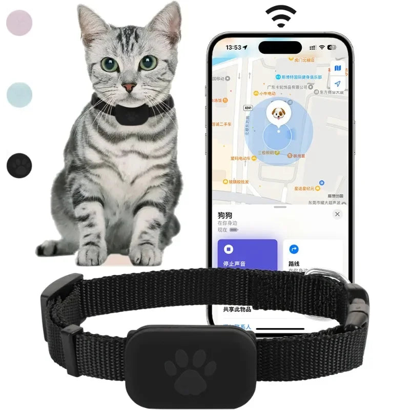 Colar de luxo com pérolas e strass para gatos e cachorros de pequeno porte.