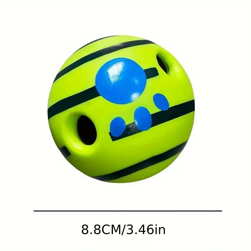 Bola de vinil com som para treinamento de QI canino, brinquedo interativo para animais de estimação, brincadeira estimulante, estimulação mental e exercício.