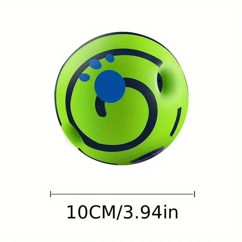 Bola de vinil com som para treinamento de QI canino, brinquedo interativo para animais de estimação, brincadeira estimulante, estimulação mental e exercício.