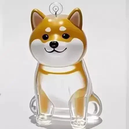 Recipiente transparente para guardar lembranças do seu pet .