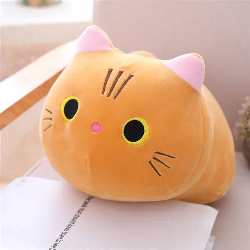 Almofada de pelúcia fofa de gato com 20 cm para sofá, brinquedo de pelúcia .