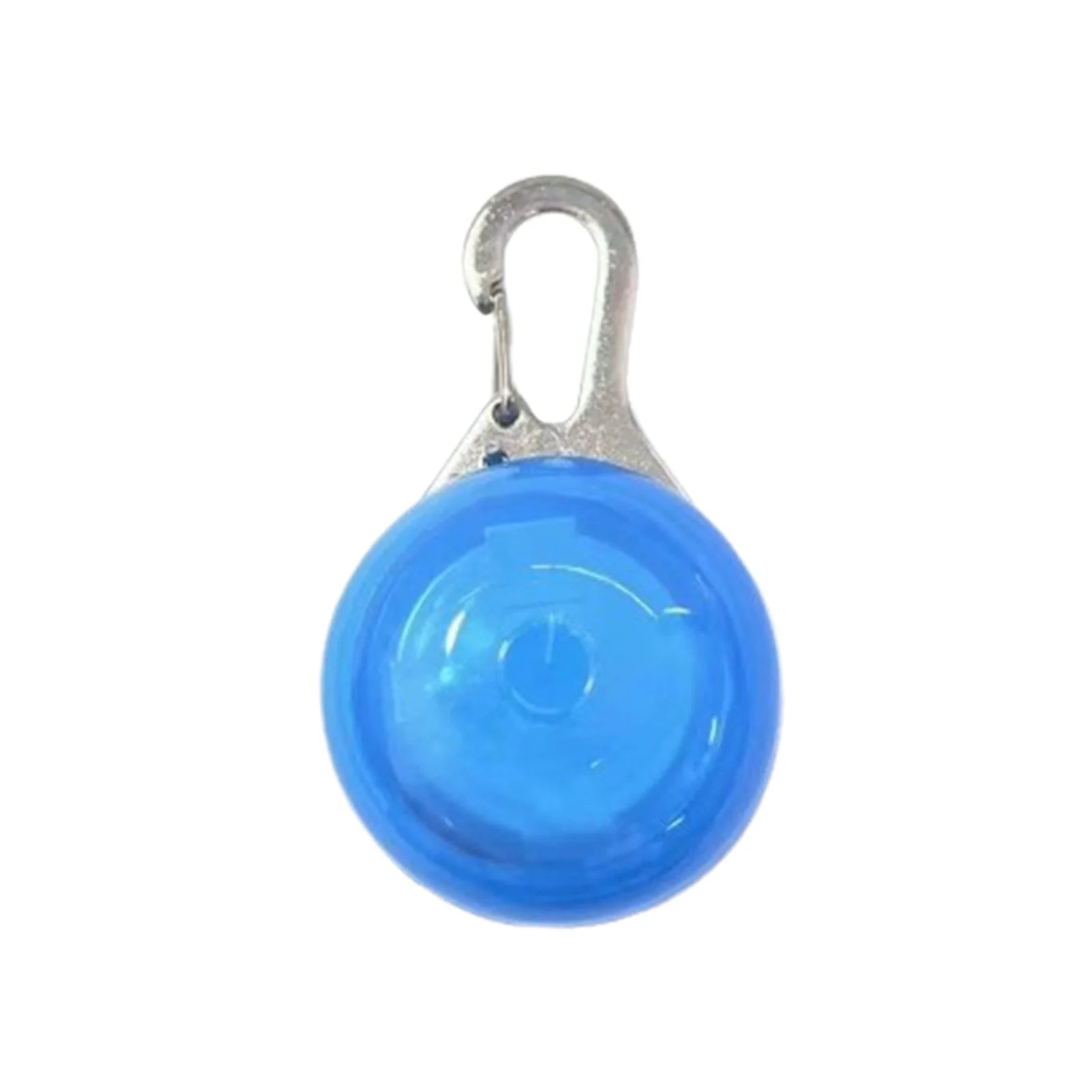 Coleira LED com pingente luminoso para cães, acessório de segurança para passeios noturnos, ideal para cães de pequeno, médio e grande porte.