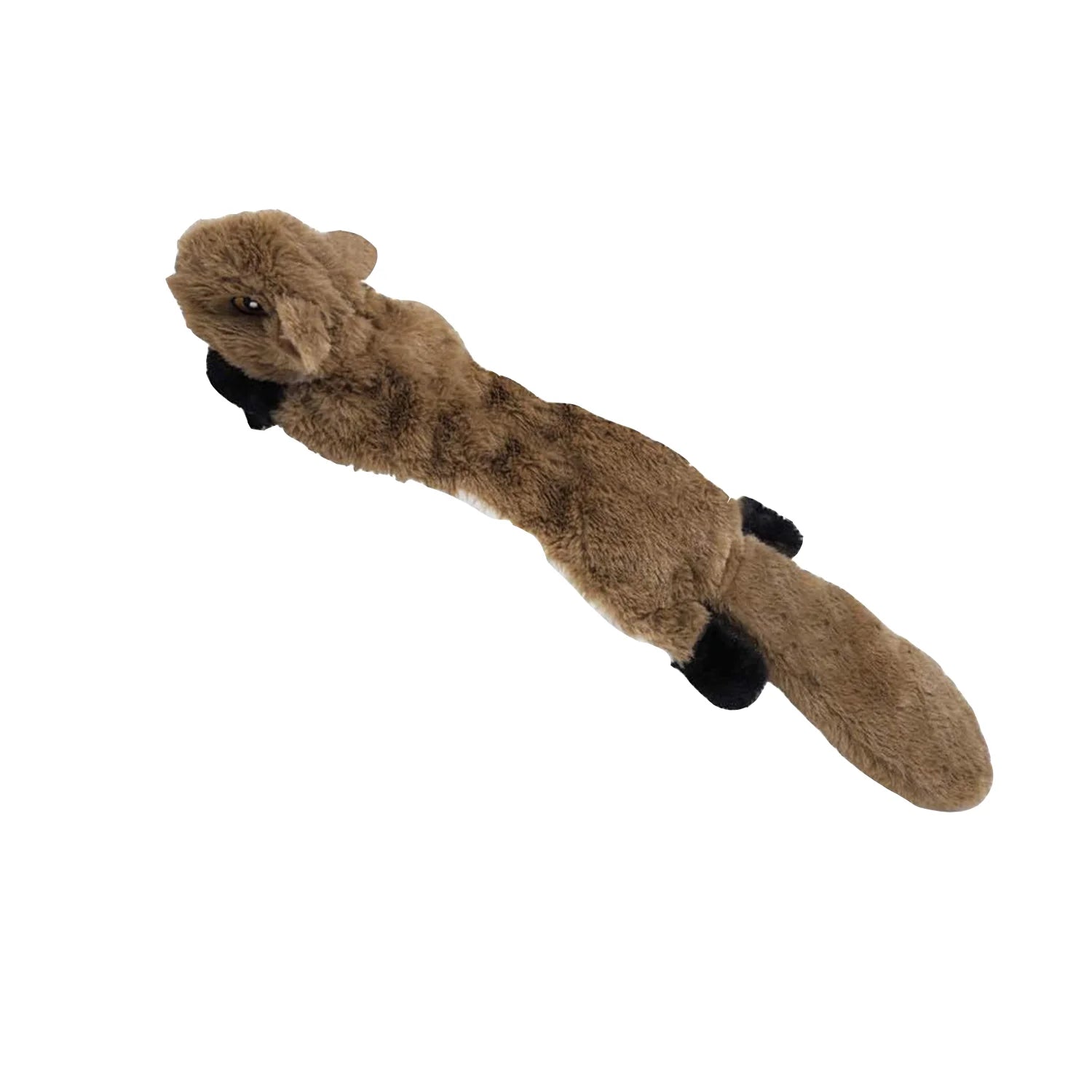 Brinquedos de pelúcia para cães com som de amassado, nos formatos raposa, girafa, esquilo, vaca e burro. Sem enchimento, ideais para cães de pequeno, médio e grande porte.